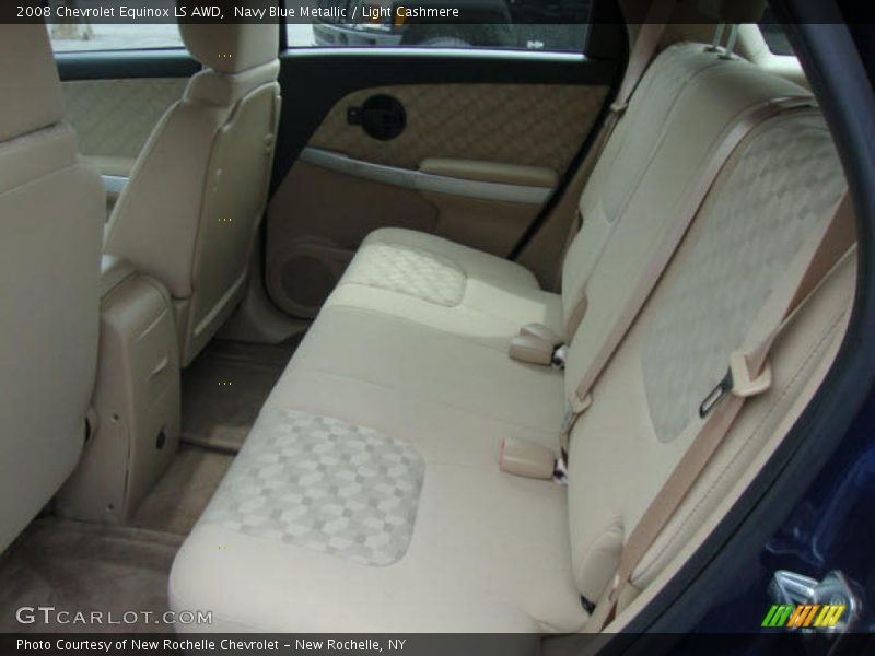 Navy Blue Metallic / Light Cashmere 2008 Chevrolet Equinox LS AWD