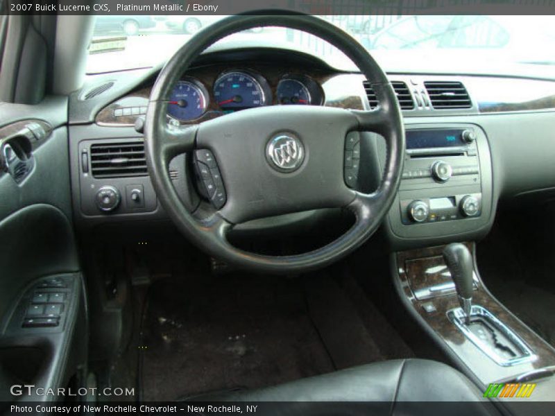 Platinum Metallic / Ebony 2007 Buick Lucerne CXS