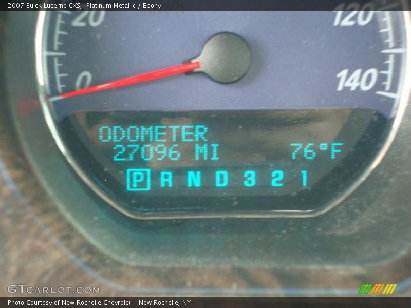Platinum Metallic / Ebony 2007 Buick Lucerne CXS