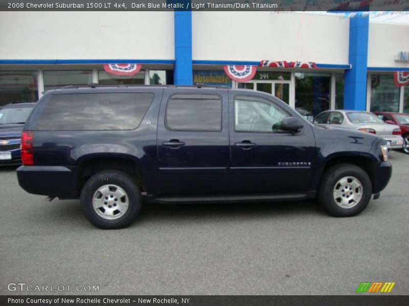 Dark Blue Metallic / Light Titanium/Dark Titanium 2008 Chevrolet Suburban 1500 LT 4x4