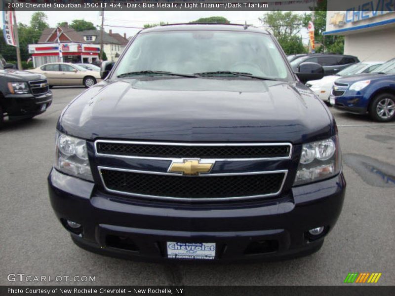 Dark Blue Metallic / Light Titanium/Dark Titanium 2008 Chevrolet Suburban 1500 LT 4x4