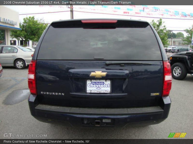 Dark Blue Metallic / Light Titanium/Dark Titanium 2008 Chevrolet Suburban 1500 LT 4x4