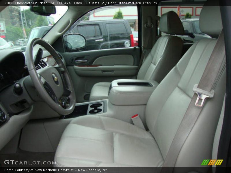 Dark Blue Metallic / Light Titanium/Dark Titanium 2008 Chevrolet Suburban 1500 LT 4x4