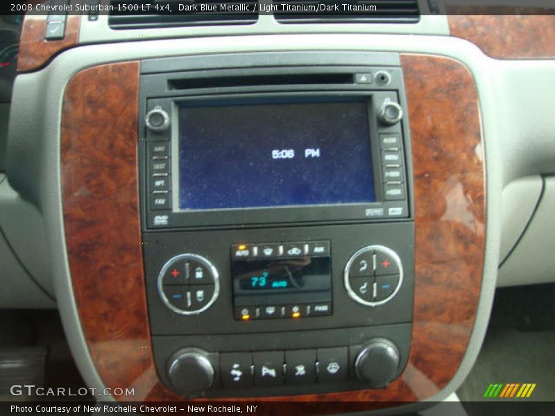 Dark Blue Metallic / Light Titanium/Dark Titanium 2008 Chevrolet Suburban 1500 LT 4x4