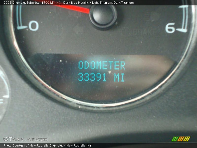 Dark Blue Metallic / Light Titanium/Dark Titanium 2008 Chevrolet Suburban 1500 LT 4x4
