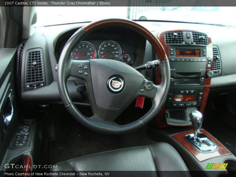 Thunder Gray Chromaflair / Ebony 2007 Cadillac CTS Sedan