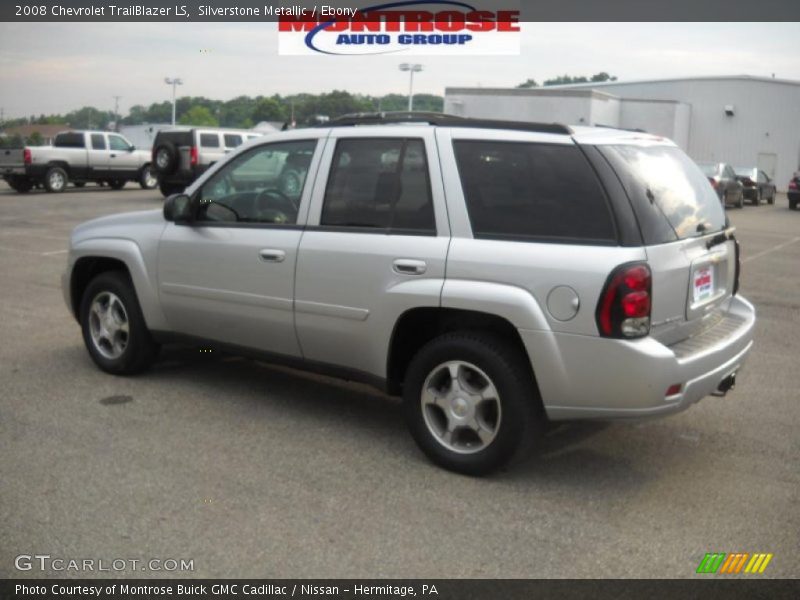 Silverstone Metallic / Ebony 2008 Chevrolet TrailBlazer LS