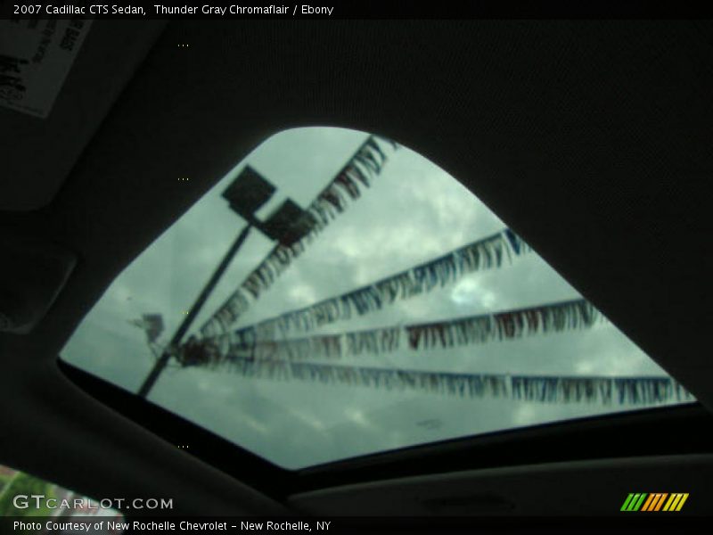 Thunder Gray Chromaflair / Ebony 2007 Cadillac CTS Sedan