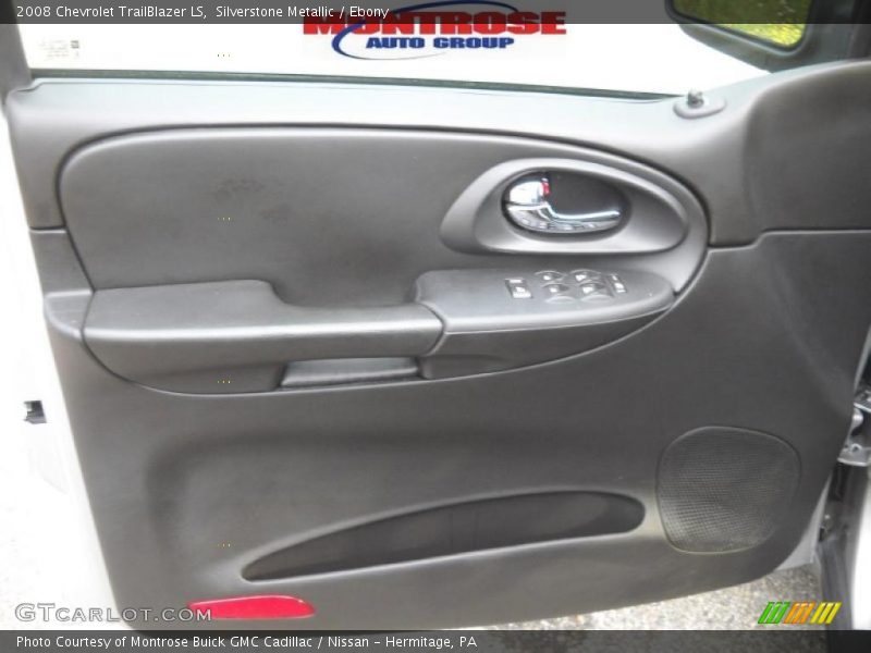 Silverstone Metallic / Ebony 2008 Chevrolet TrailBlazer LS