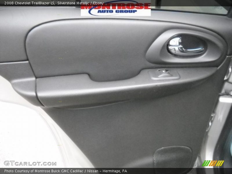 Silverstone Metallic / Ebony 2008 Chevrolet TrailBlazer LS