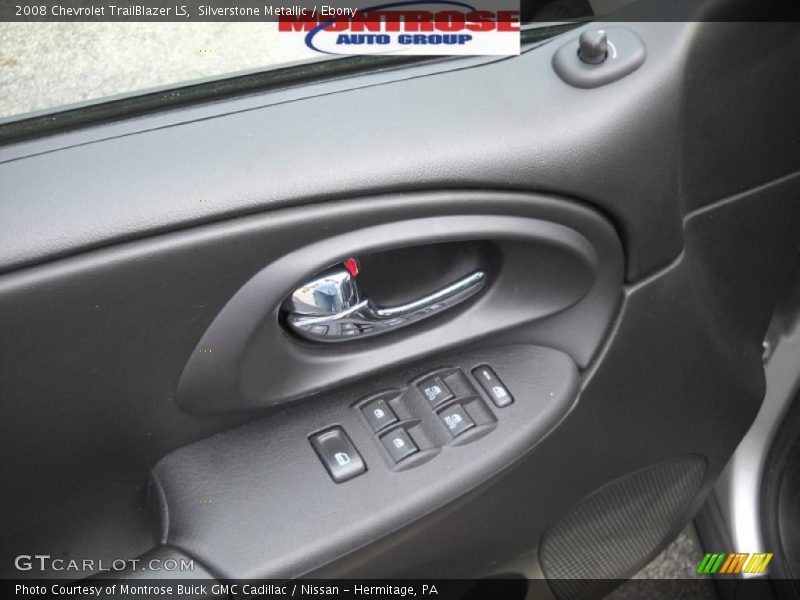 Silverstone Metallic / Ebony 2008 Chevrolet TrailBlazer LS