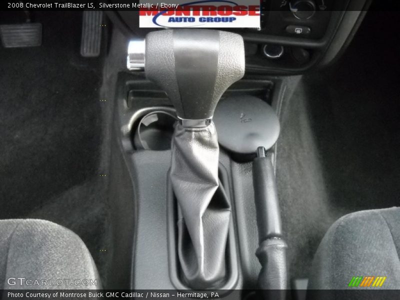 Silverstone Metallic / Ebony 2008 Chevrolet TrailBlazer LS