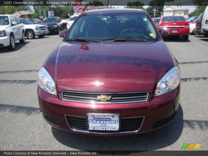 Bordeaux Red / Ebony Black 2007 Chevrolet Impala LT