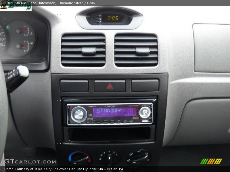 Diamond Silver / Gray 2005 Kia Rio Cinco Hatchback