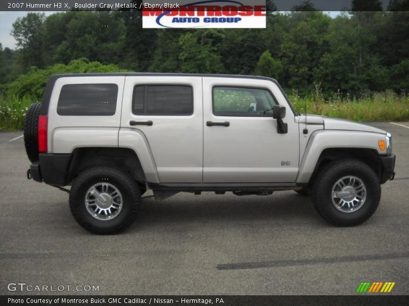 Boulder Gray Metallic / Ebony Black 2007 Hummer H3 X