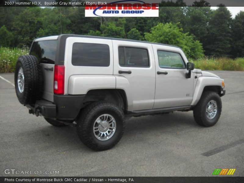 Boulder Gray Metallic / Ebony Black 2007 Hummer H3 X