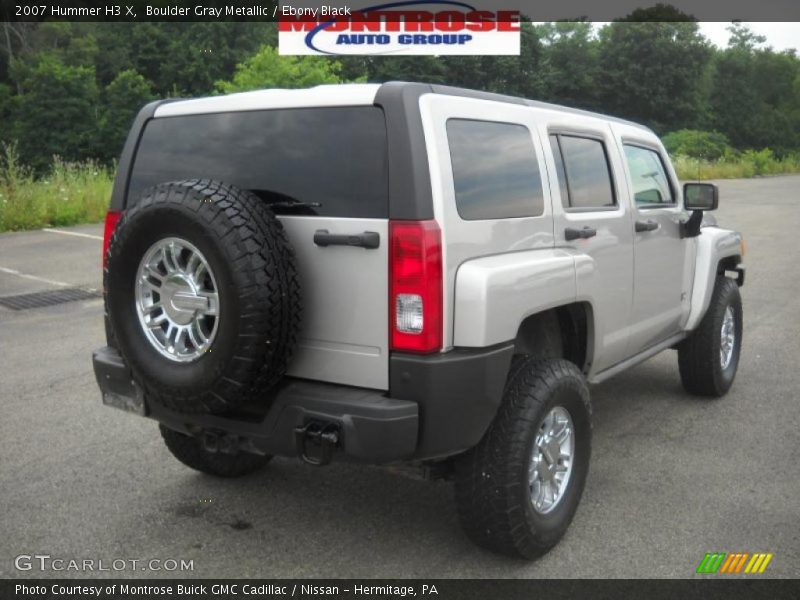 Boulder Gray Metallic / Ebony Black 2007 Hummer H3 X