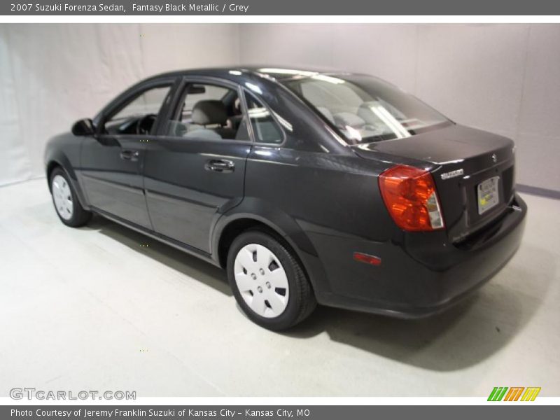 Fantasy Black Metallic / Grey 2007 Suzuki Forenza Sedan