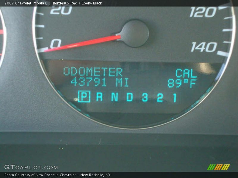 Bordeaux Red / Ebony Black 2007 Chevrolet Impala LT