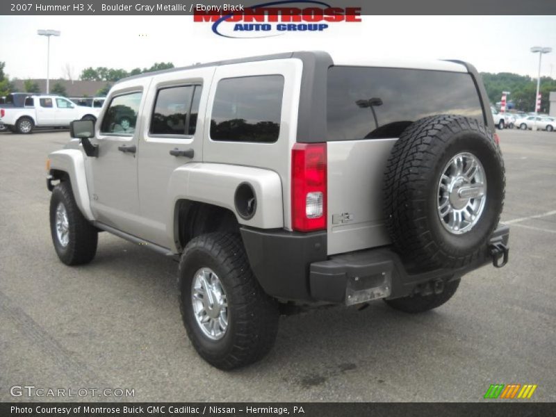 Boulder Gray Metallic / Ebony Black 2007 Hummer H3 X