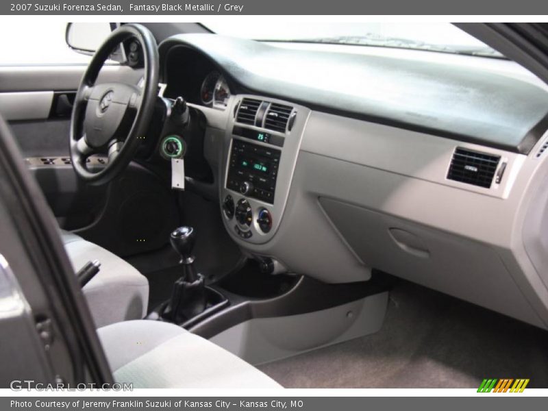Fantasy Black Metallic / Grey 2007 Suzuki Forenza Sedan