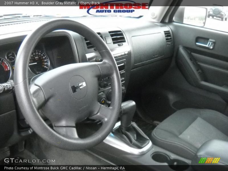 Boulder Gray Metallic / Ebony Black 2007 Hummer H3 X
