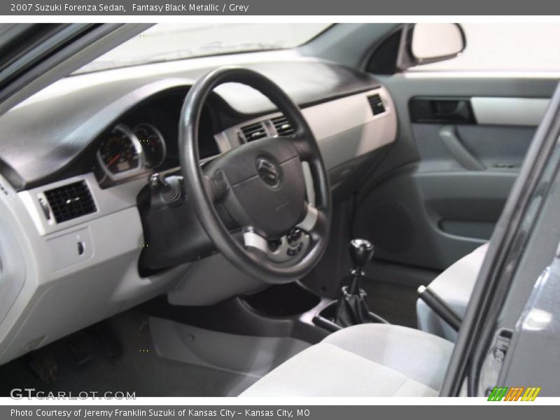 Fantasy Black Metallic / Grey 2007 Suzuki Forenza Sedan