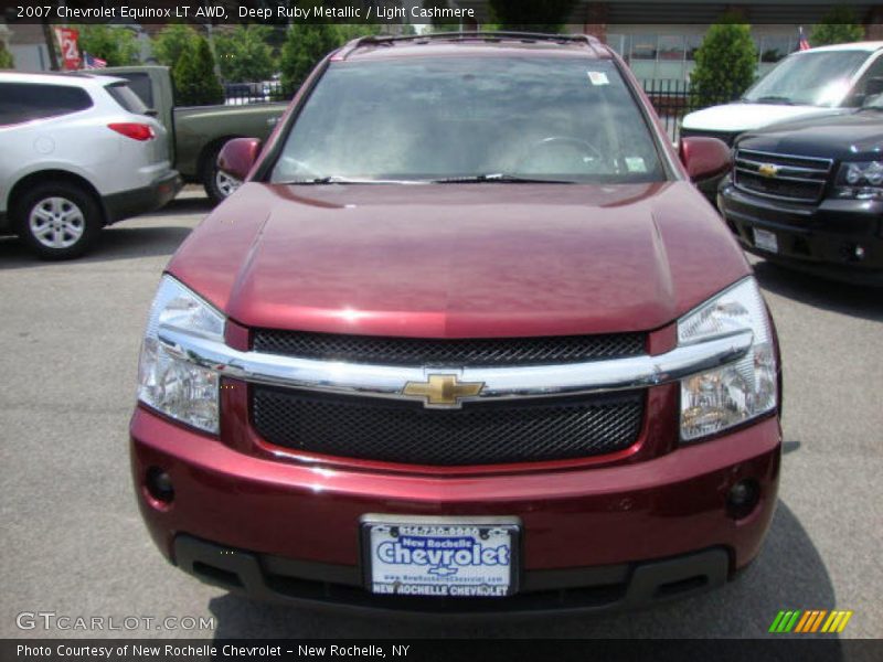 Deep Ruby Metallic / Light Cashmere 2007 Chevrolet Equinox LT AWD