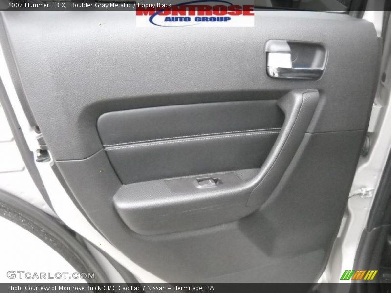 Boulder Gray Metallic / Ebony Black 2007 Hummer H3 X