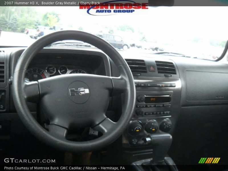 Boulder Gray Metallic / Ebony Black 2007 Hummer H3 X