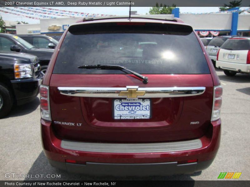 Deep Ruby Metallic / Light Cashmere 2007 Chevrolet Equinox LT AWD