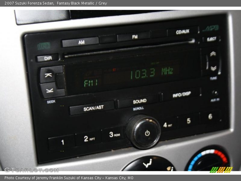 Fantasy Black Metallic / Grey 2007 Suzuki Forenza Sedan