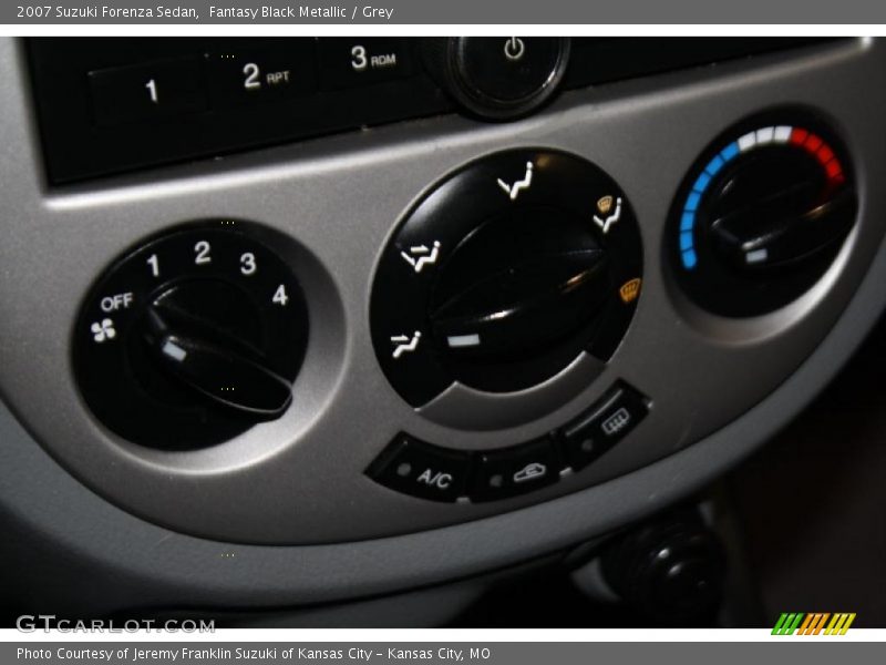 Fantasy Black Metallic / Grey 2007 Suzuki Forenza Sedan