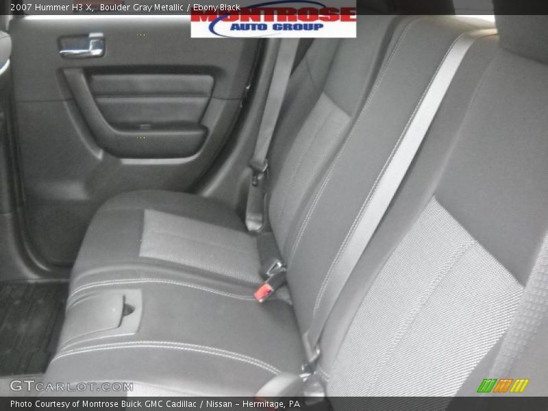 Boulder Gray Metallic / Ebony Black 2007 Hummer H3 X