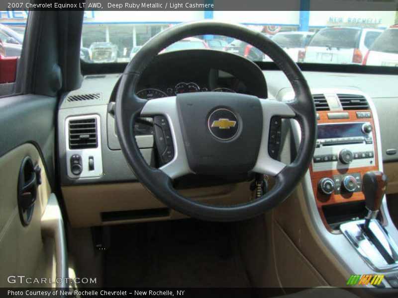 Deep Ruby Metallic / Light Cashmere 2007 Chevrolet Equinox LT AWD