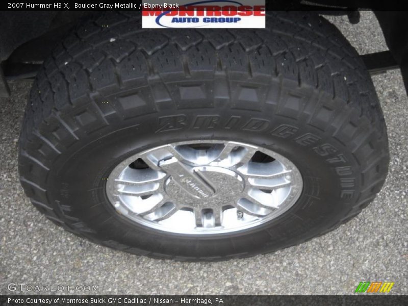 Boulder Gray Metallic / Ebony Black 2007 Hummer H3 X