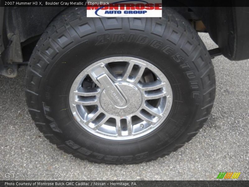 Boulder Gray Metallic / Ebony Black 2007 Hummer H3 X