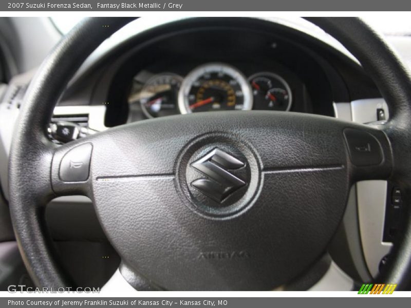Fantasy Black Metallic / Grey 2007 Suzuki Forenza Sedan