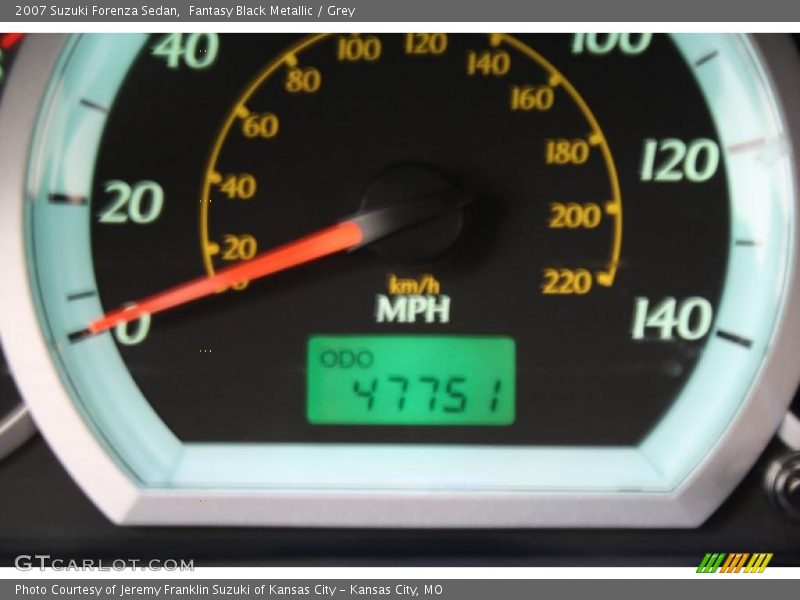 Fantasy Black Metallic / Grey 2007 Suzuki Forenza Sedan