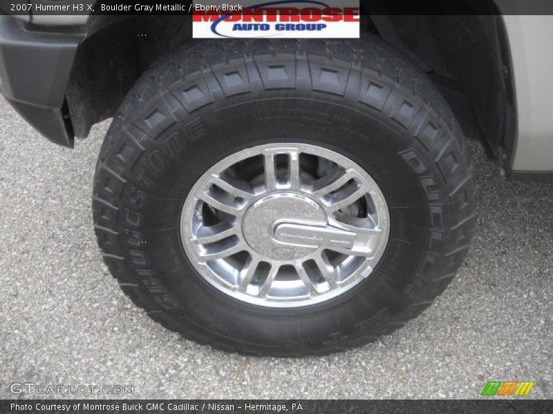 Boulder Gray Metallic / Ebony Black 2007 Hummer H3 X