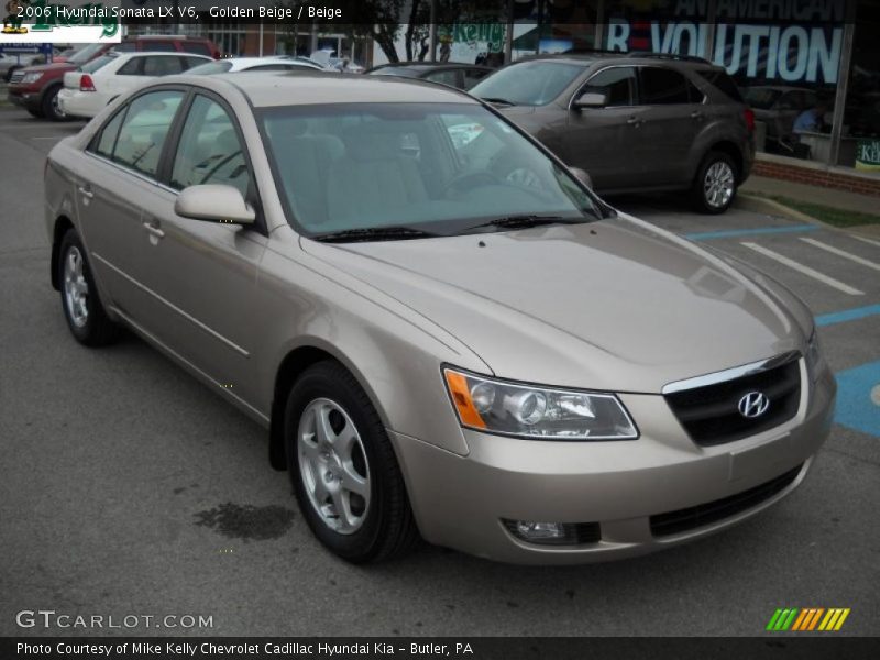 Golden Beige / Beige 2006 Hyundai Sonata LX V6