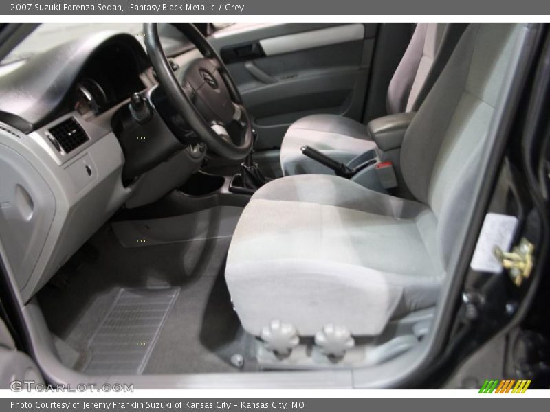 Fantasy Black Metallic / Grey 2007 Suzuki Forenza Sedan