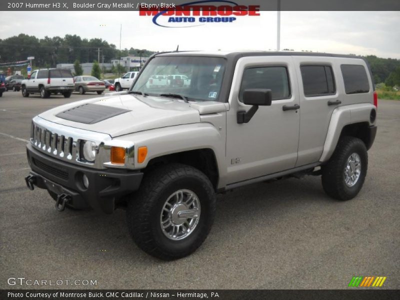 Boulder Gray Metallic / Ebony Black 2007 Hummer H3 X