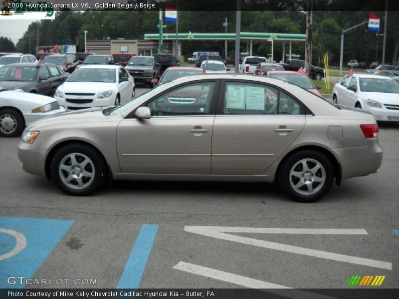 Golden Beige / Beige 2006 Hyundai Sonata LX V6