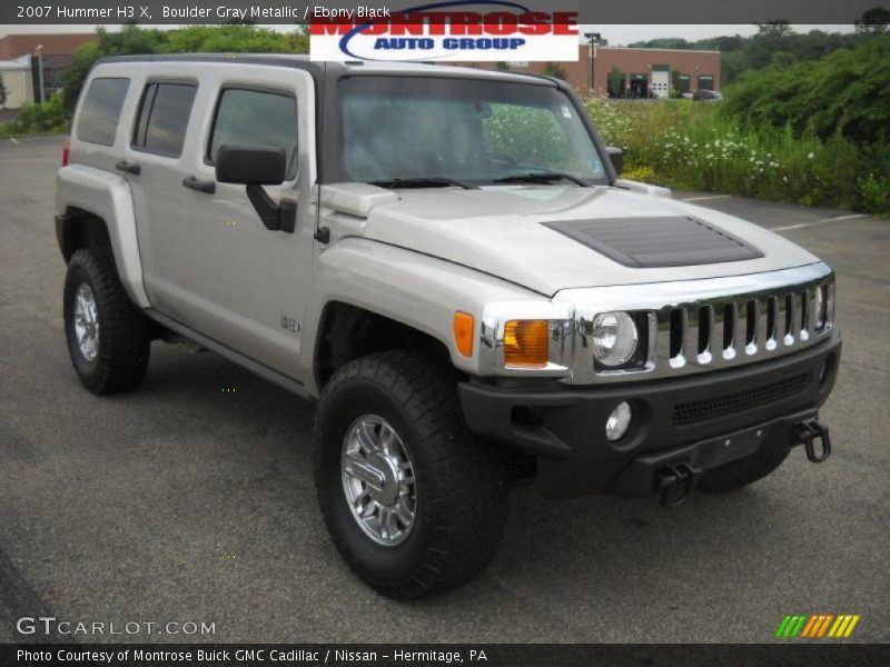 Boulder Gray Metallic / Ebony Black 2007 Hummer H3 X