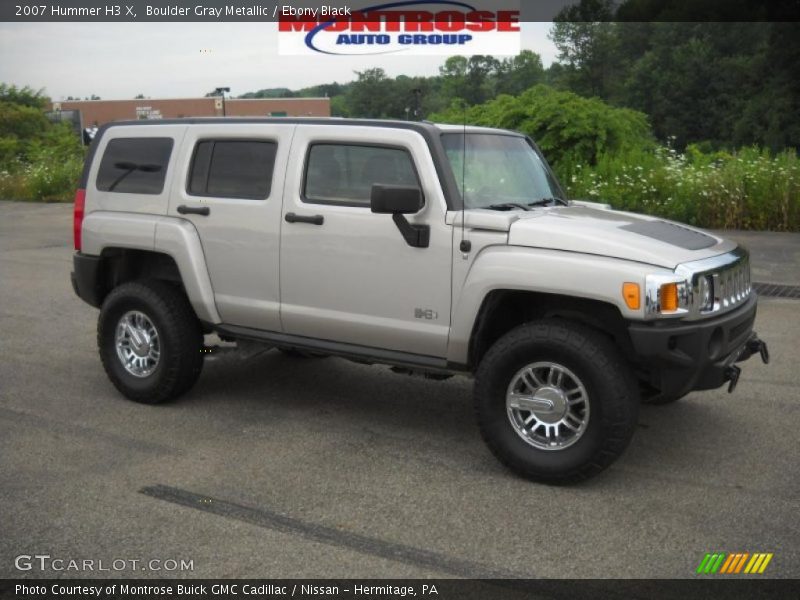 Boulder Gray Metallic / Ebony Black 2007 Hummer H3 X