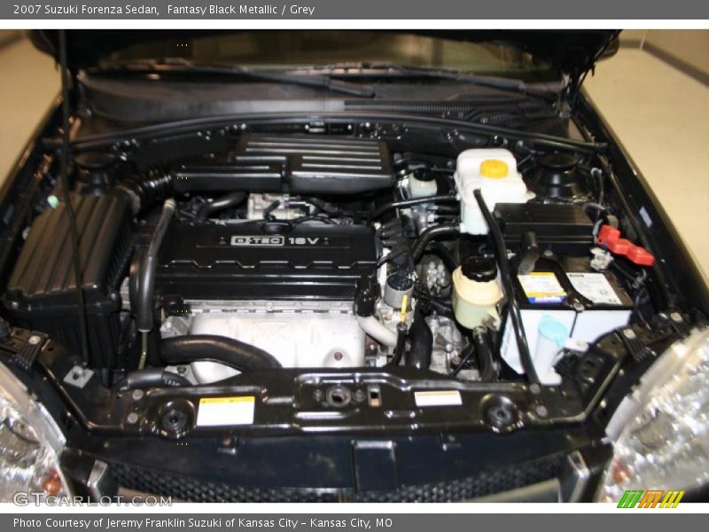 Fantasy Black Metallic / Grey 2007 Suzuki Forenza Sedan
