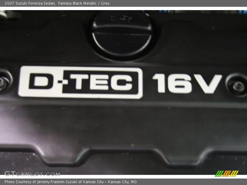Fantasy Black Metallic / Grey 2007 Suzuki Forenza Sedan