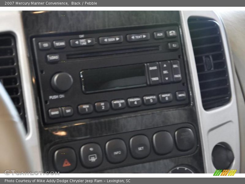 Black / Pebble 2007 Mercury Mariner Convenience