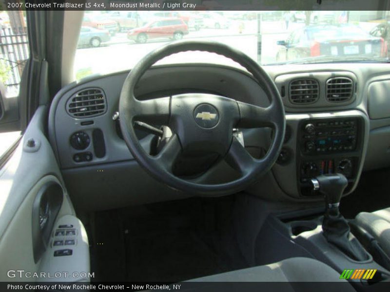 Moondust Metallic / Light Gray 2007 Chevrolet TrailBlazer LS 4x4